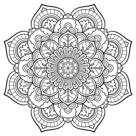 Full Page Mandala Coloring Pages At GetColorings Free Printable 