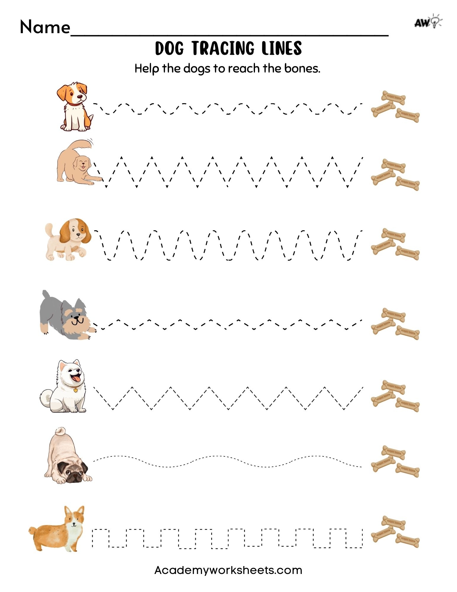 Fun Line Tracing Worksheets For Pre K And Kindergarten Academy 