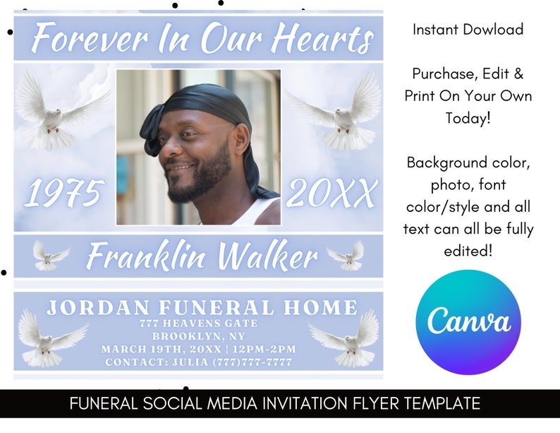 social media invitation template