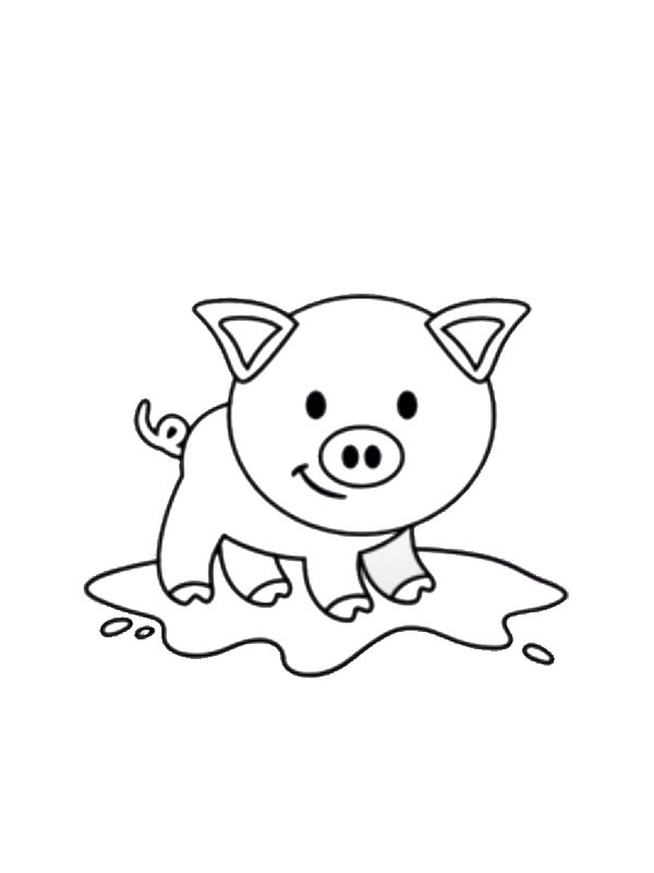 Funny Hog Coloring Page Funny Coloring Pages