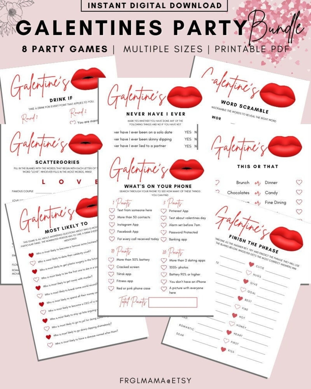 Galentine 39 s Day Games 8 Printable Games For Kids And Adults 
