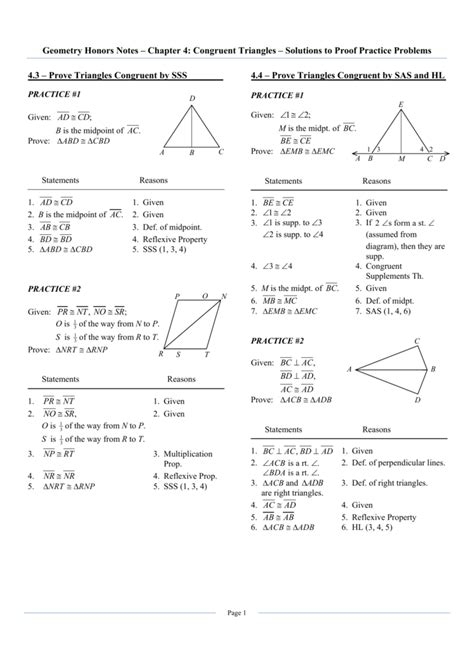Geometry Files Triangle Congruence Insert Clever Math Pun Here 
