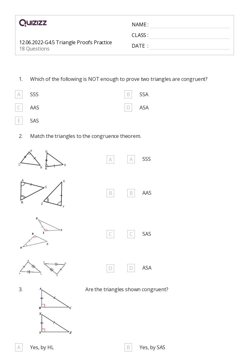 Geometry Files Triangle Congruence Insert Clever Math Pun Here