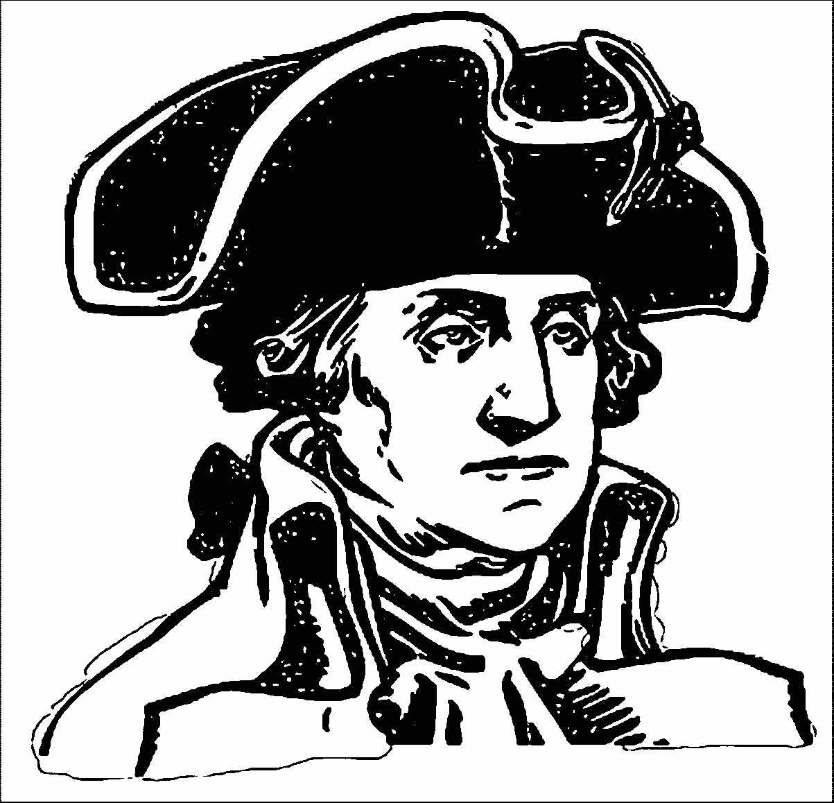 George Washington Coloring Pages For Kids Coloring Home