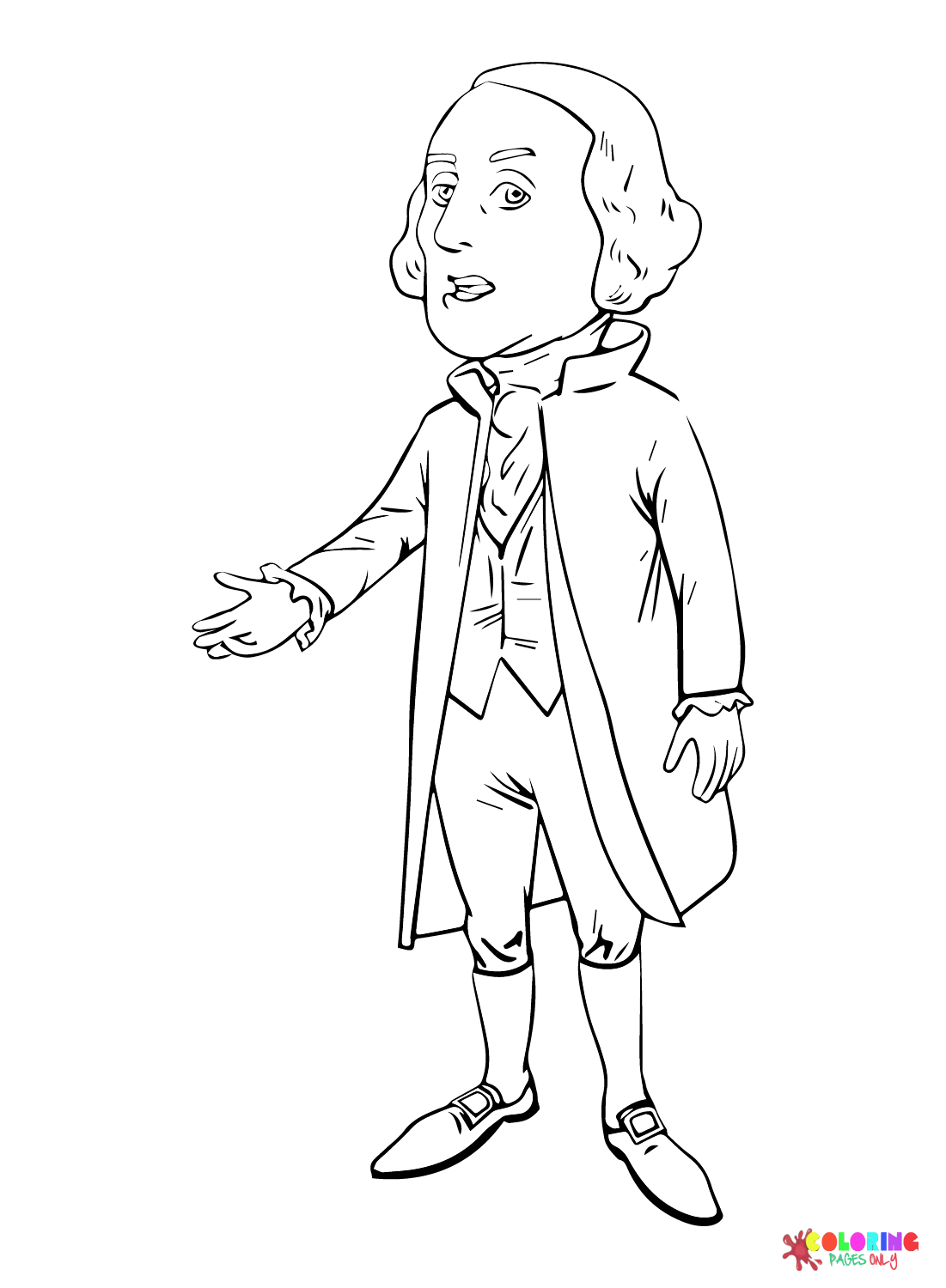 George Washington Coloring Page