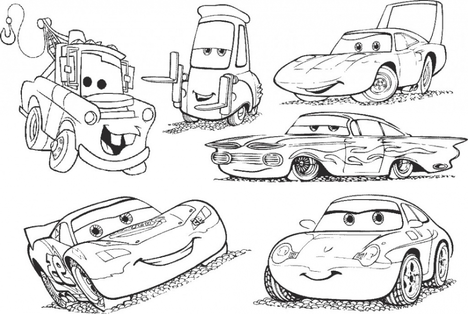 Get This Free Cars Coloring Pages 39193
