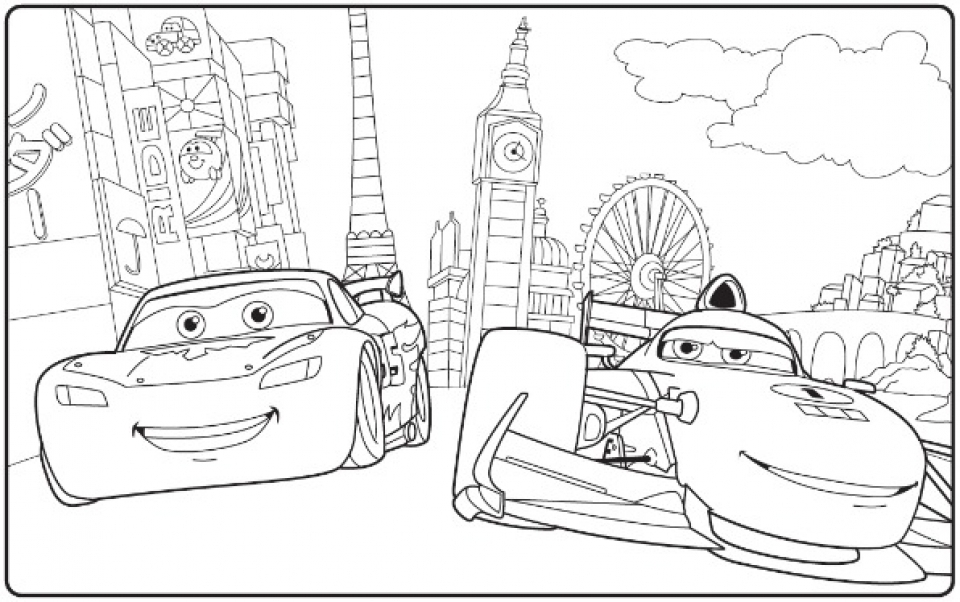 Get This Free Cars Coloring Pages 72943