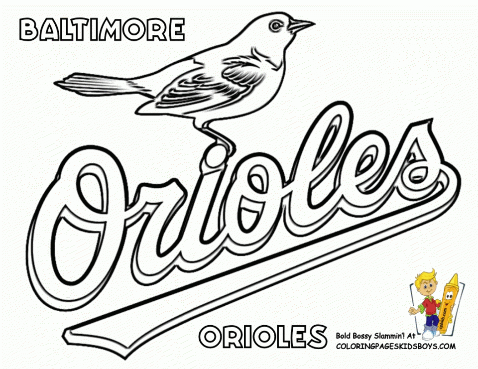 Get This Major League Baseball Coloring Pages Free Printable 41875