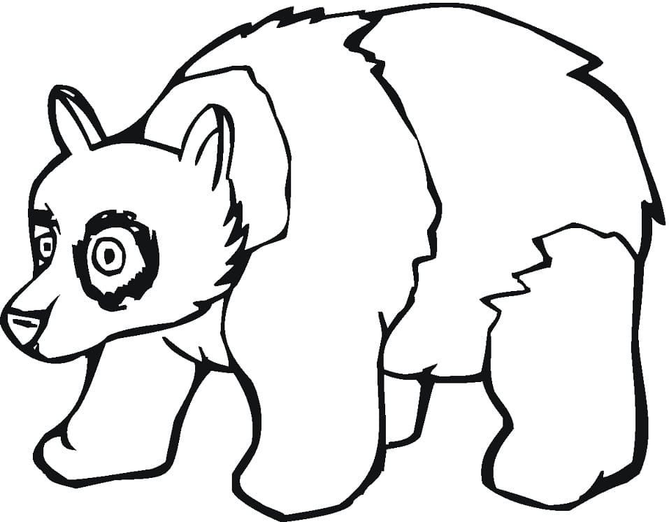 Giant Panda 3 Coloring Page Free Printable Coloring Pages For Kids