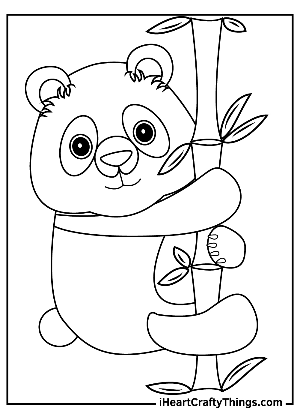 Giant Panda Coloring Page