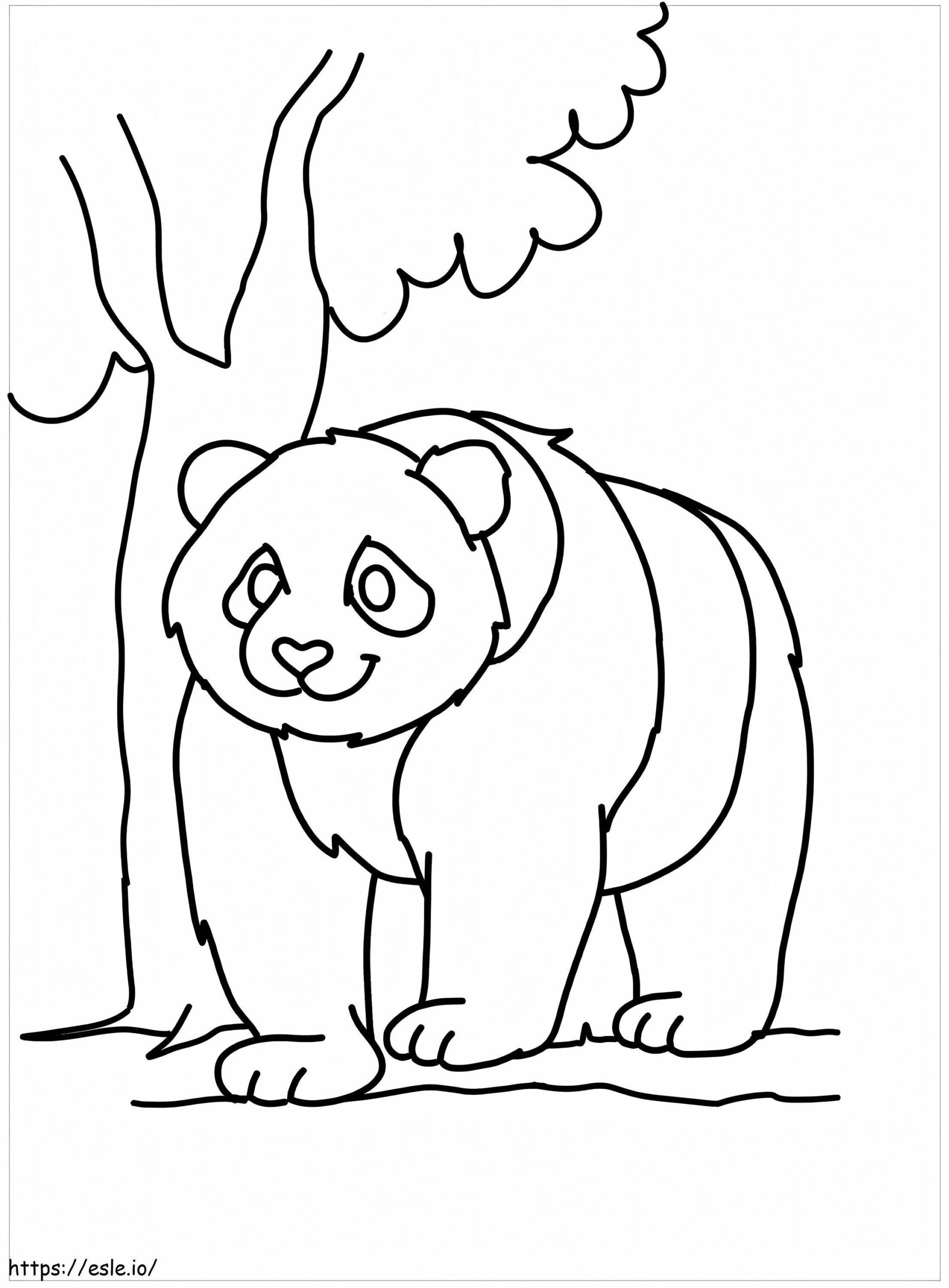 Giant Panda Coloring Page