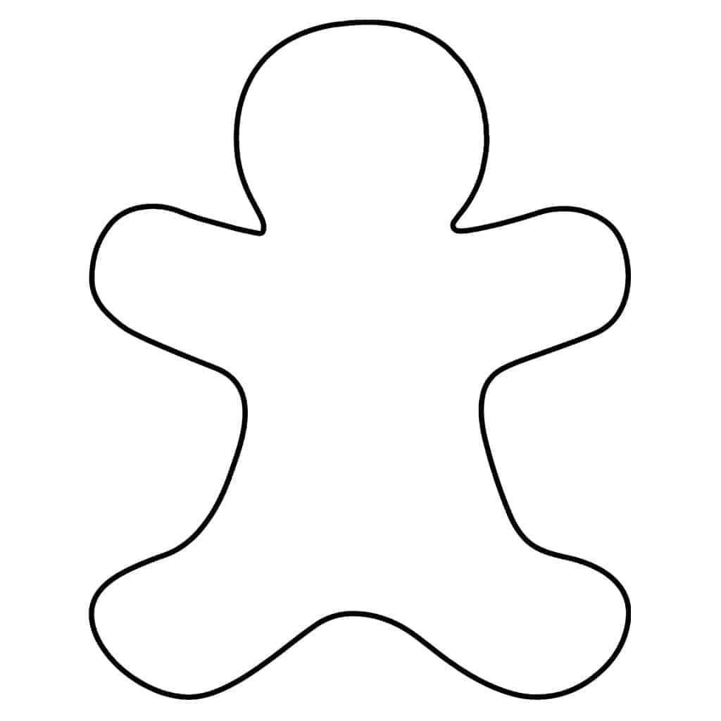 Gingerbread Man Template Free Printable Free Printable
