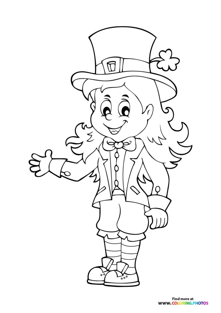 Leprechan Coloring Page