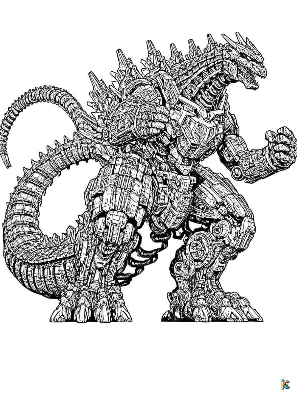 Godzilla Coloring Pages Printable