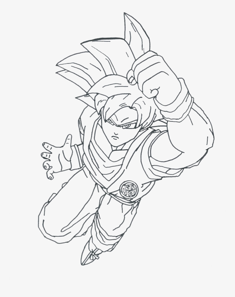 Goku Super Saiyan Coloring Pages Coloring Home