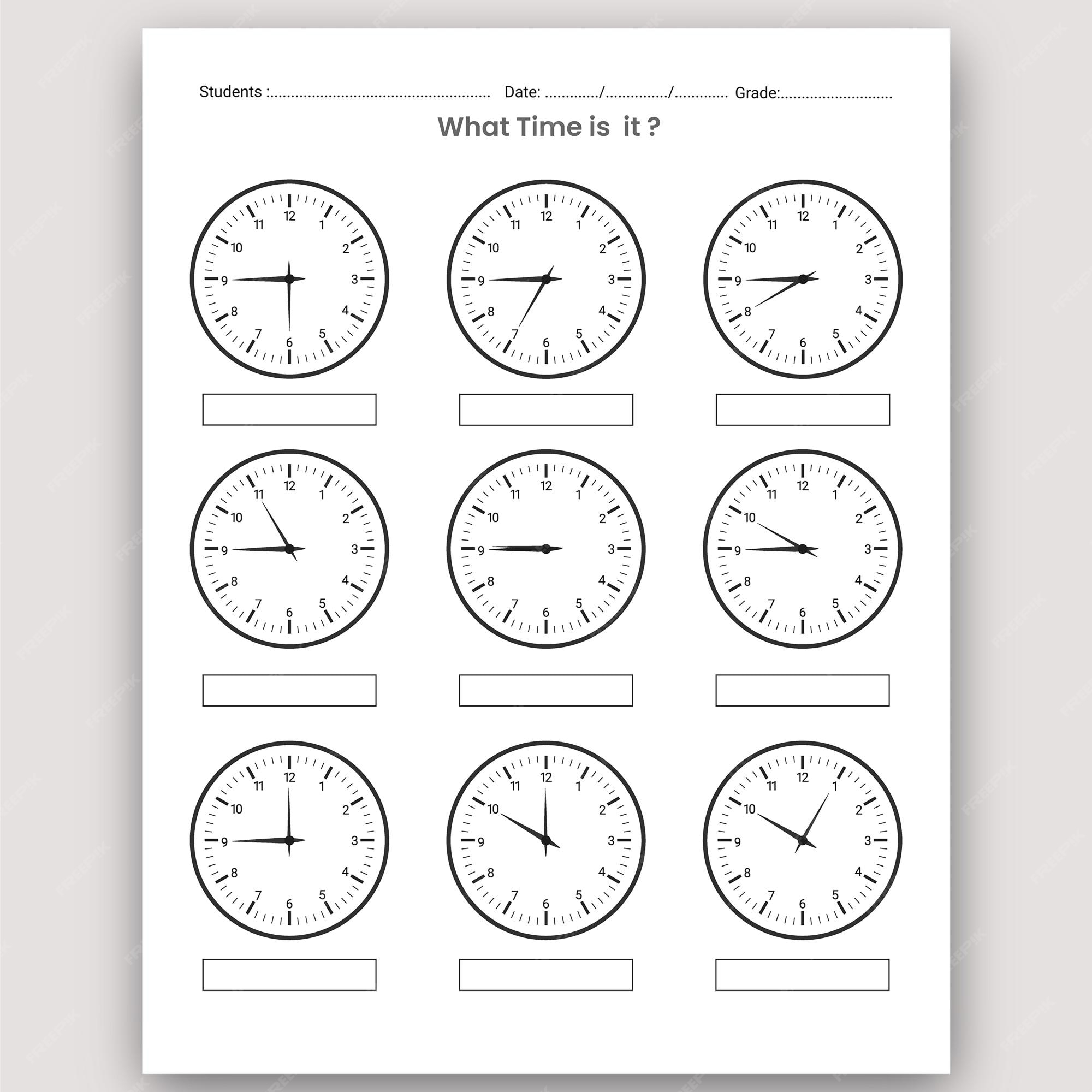 Grade 1 Clock Worksheets Fun And Educational Time Keeping Activities
