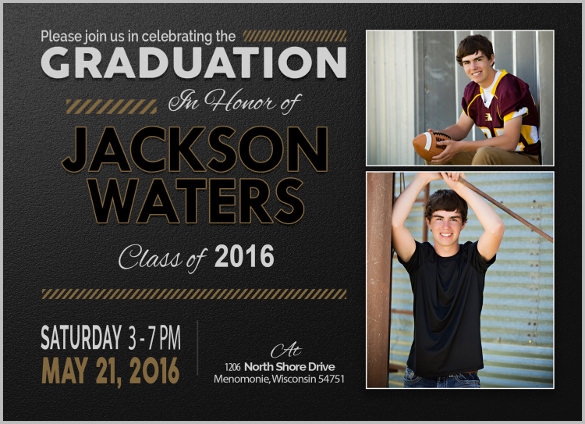 Graduation Invitations Templates For Guys