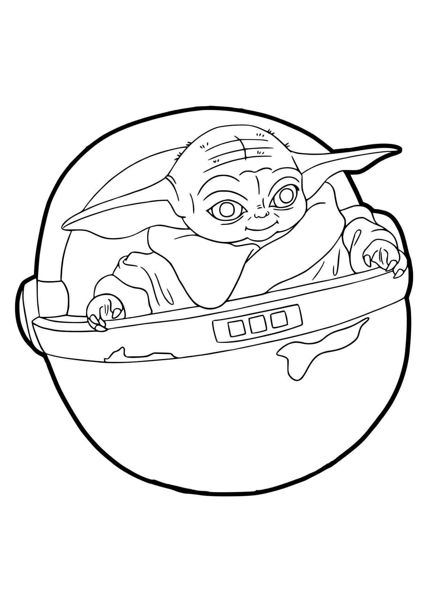 Grogu Coloring Pages
