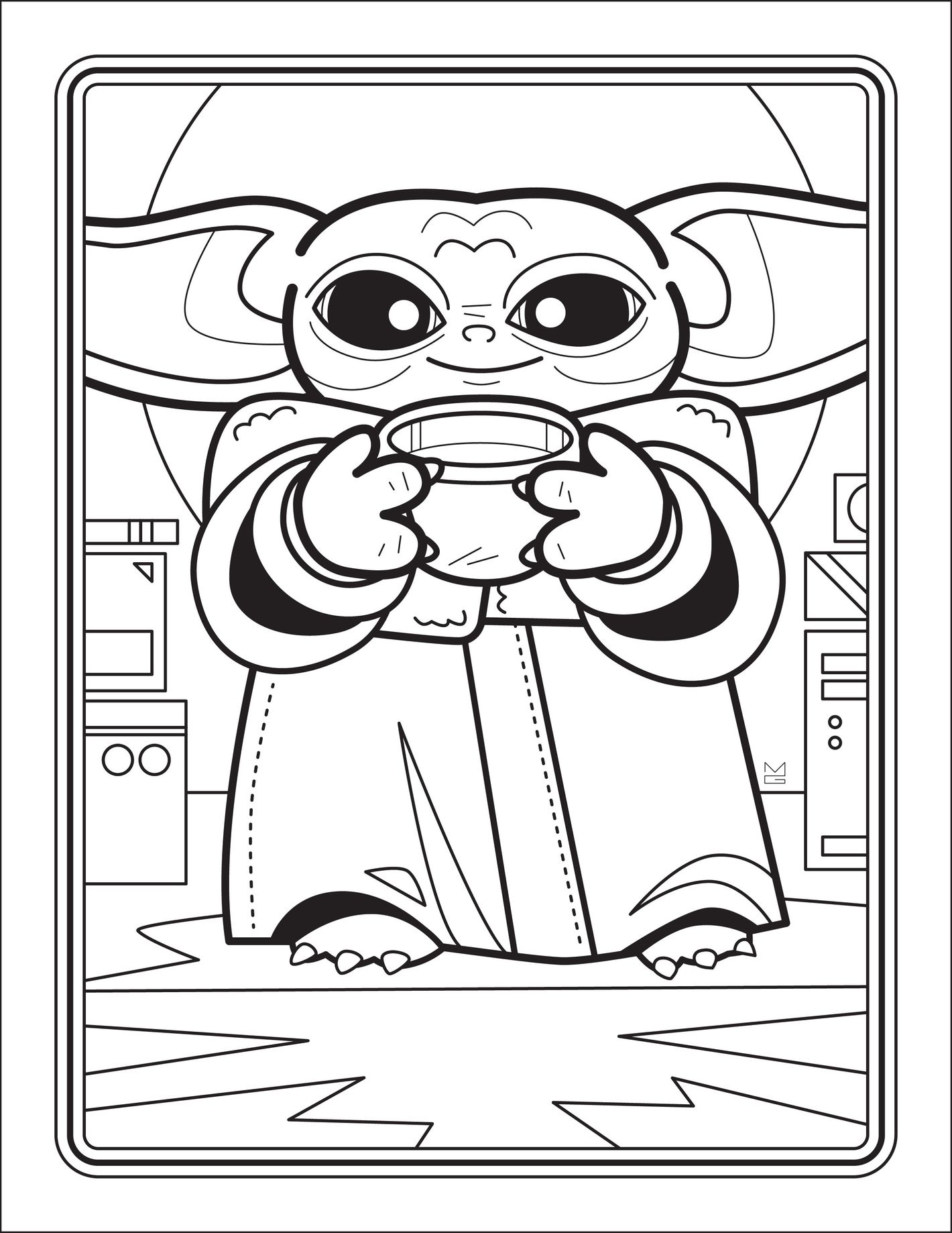 Grogu Coloring Pages Coloring Home