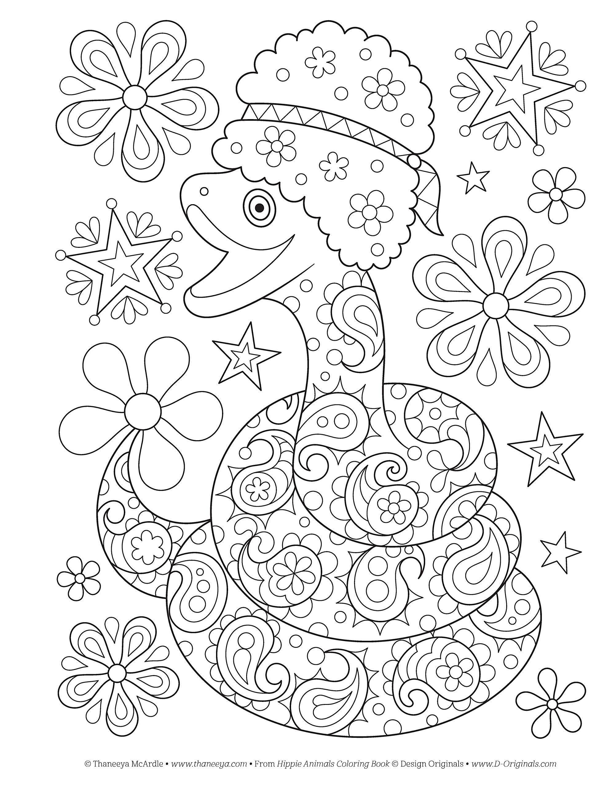 Groovy Coloring Pages
