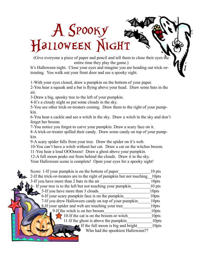 halloween printable activities for adults