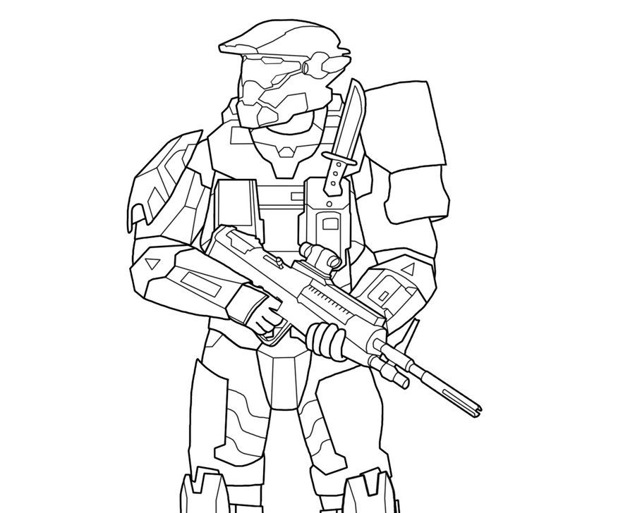 Halo Color Pages Coloring Home