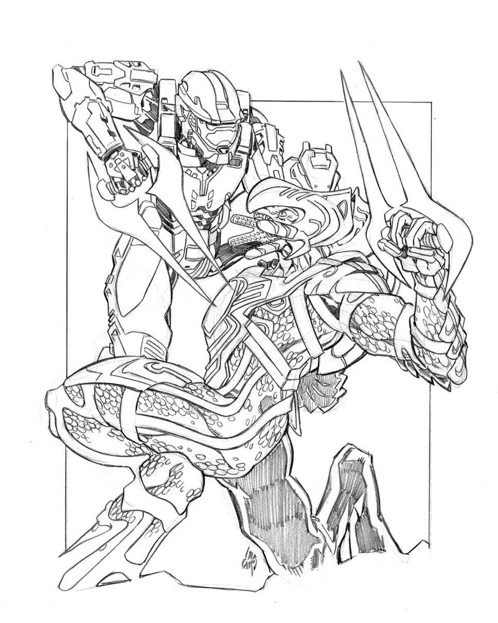 Halo Color Pages