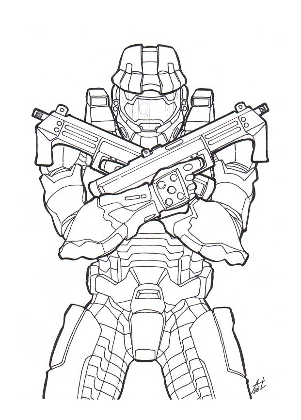 Halo Color Pages Coloring Home