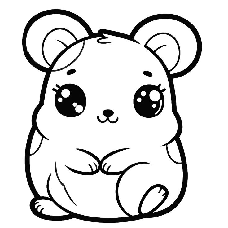 Hamster Coloring Pages Hamsters Coloring Pages Hamster Coloring Sheet