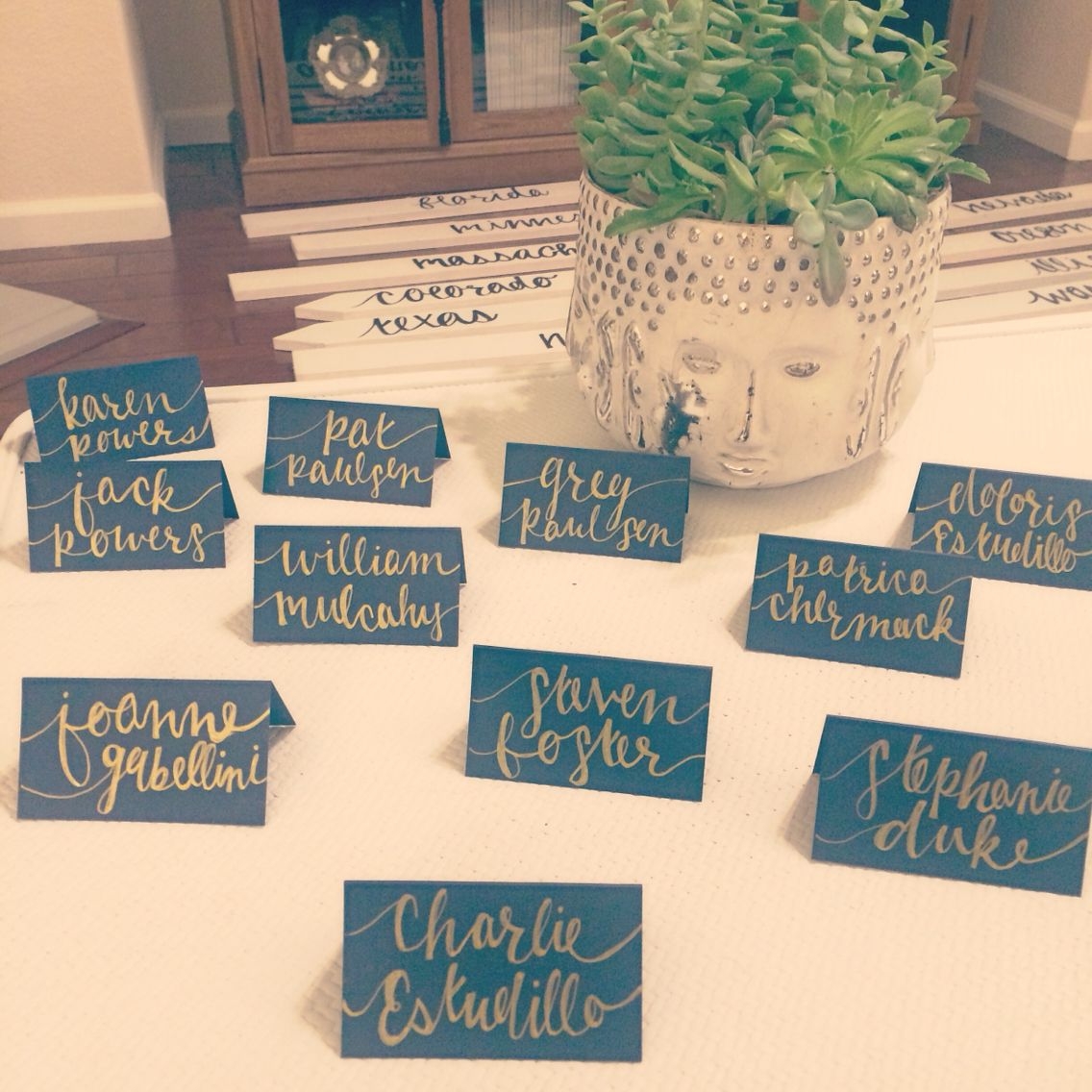 Handwritten Place Cards By O 39 ccasions Weddings Events wedding