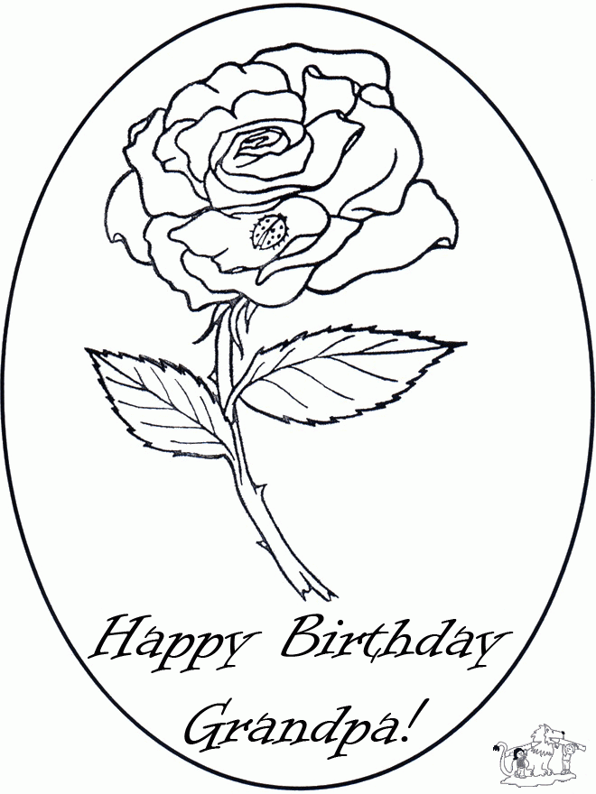 Happy Birthday Grandma Coloring Pages Coloring Home