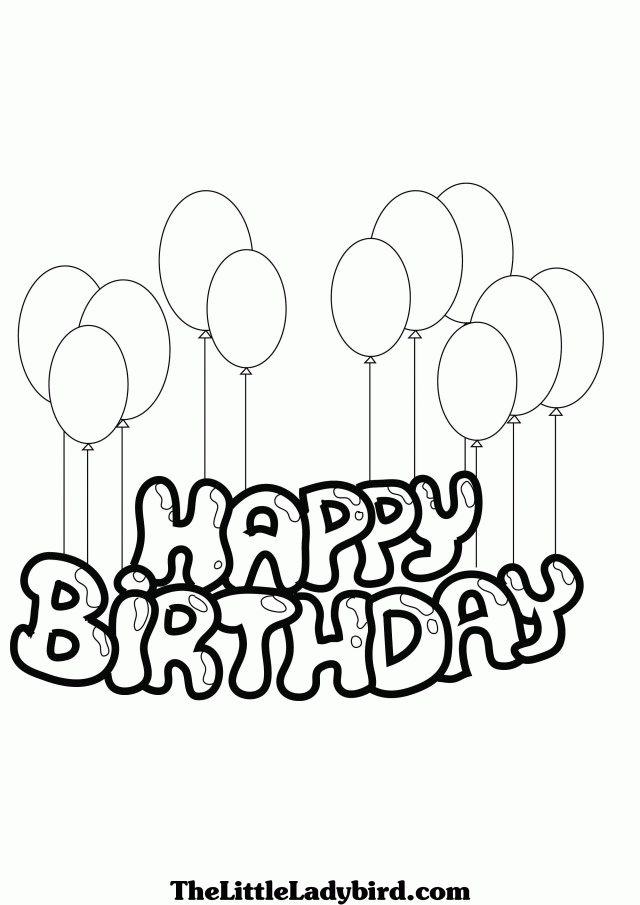 Happy Birthday Grandma Coloring Pages Coloring Home