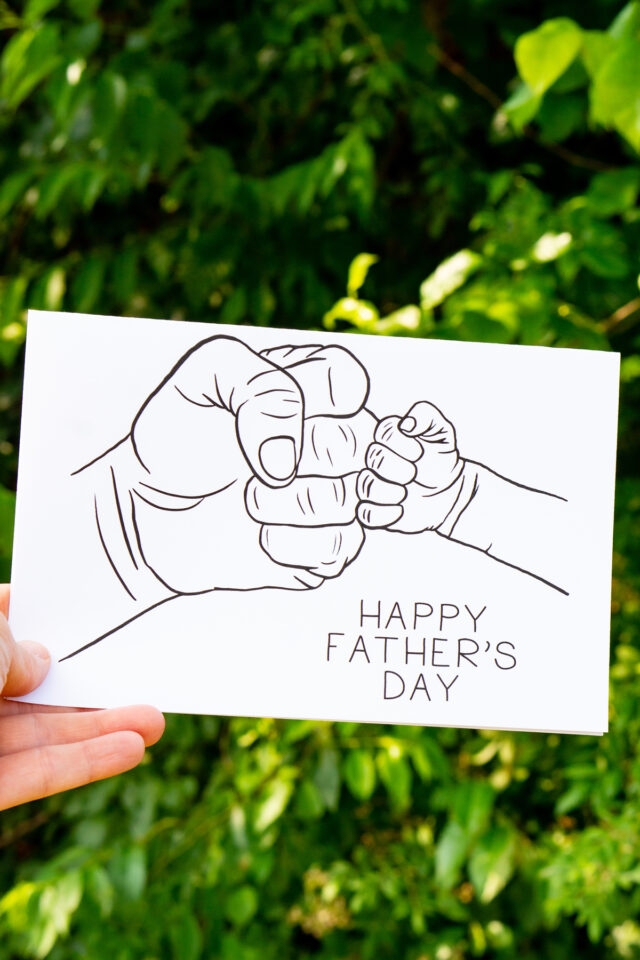 a4 printable fathers day cards