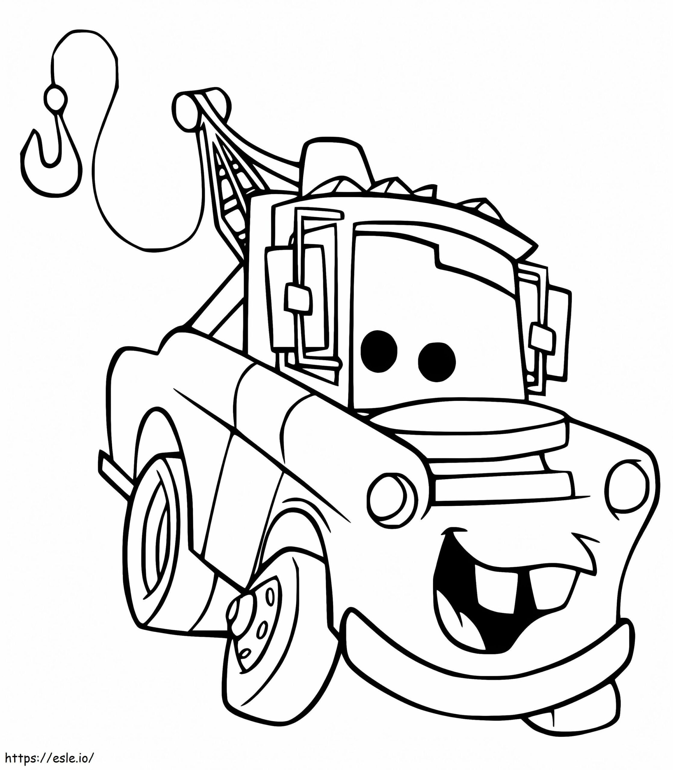 Mater Coloring Page