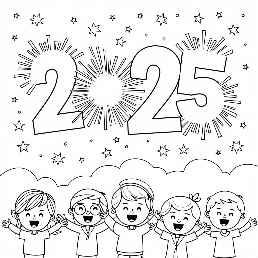 2025 free coloring pages