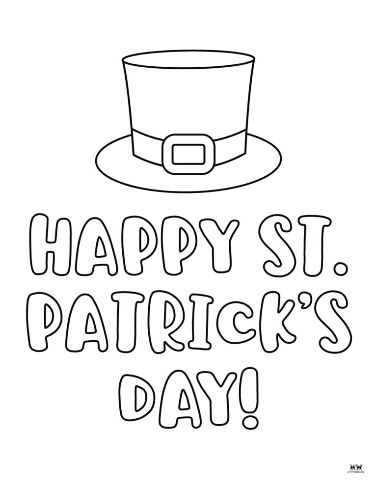Free St Patrick's Day Coloring Pages