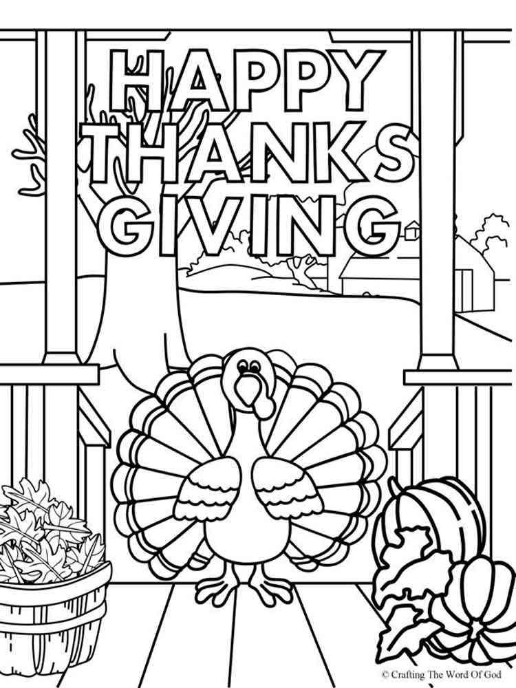 thanksgiving coloring pages for free