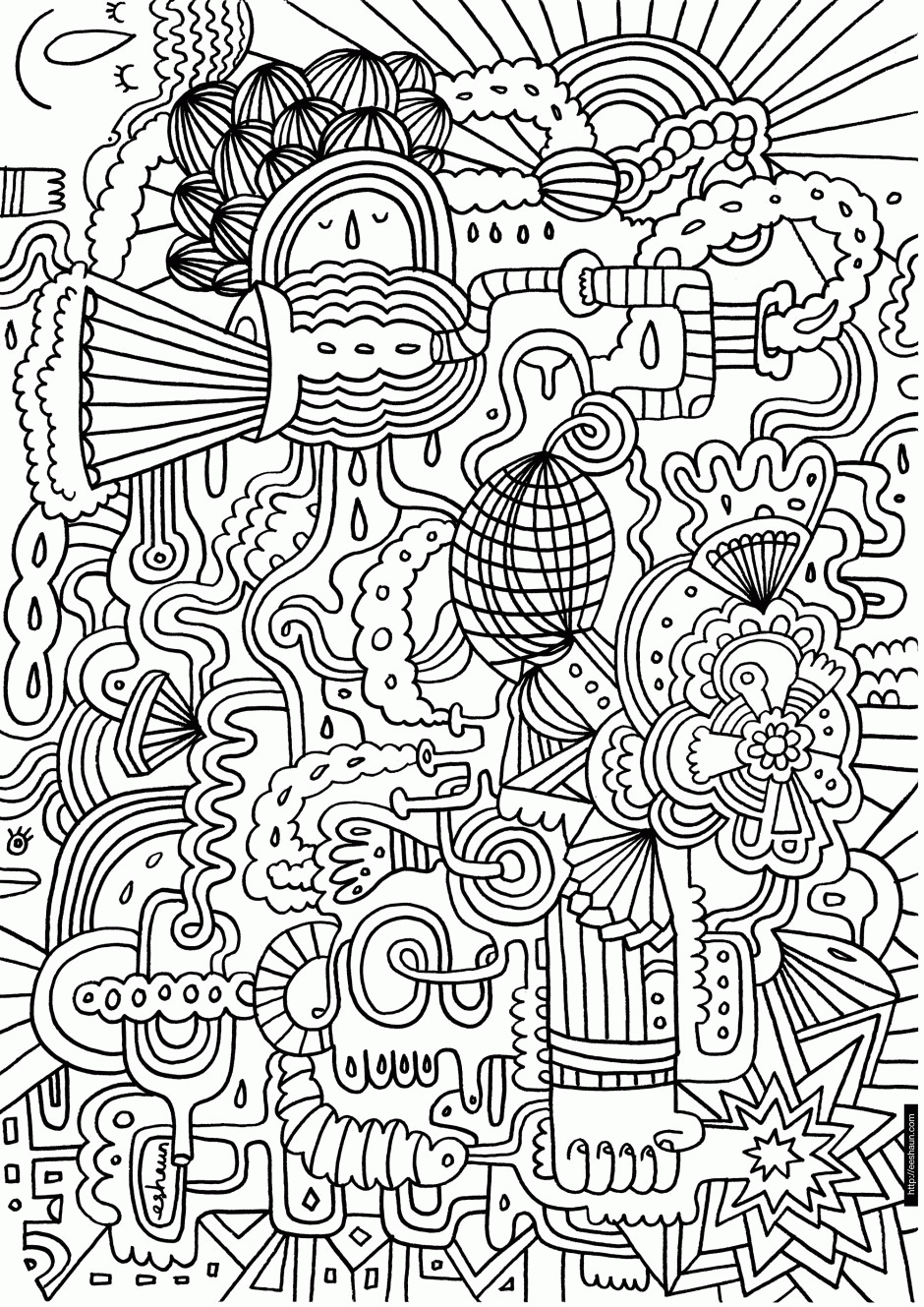 Free Adult Coloring Book Pages