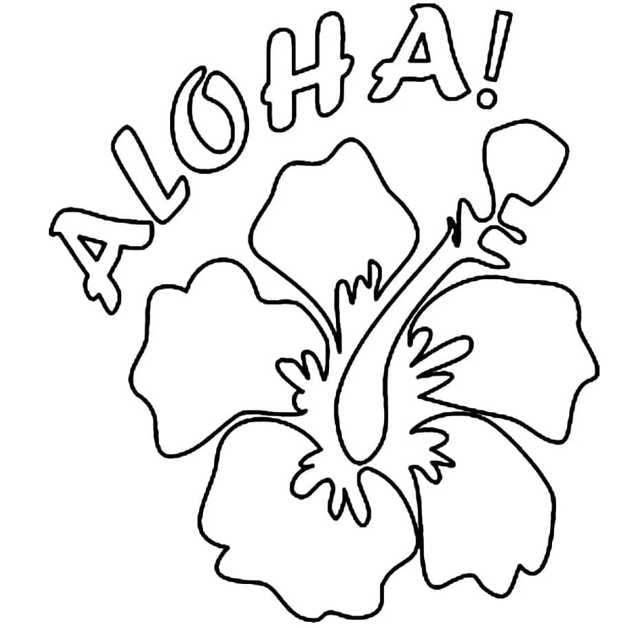free coloring pages of hawaii