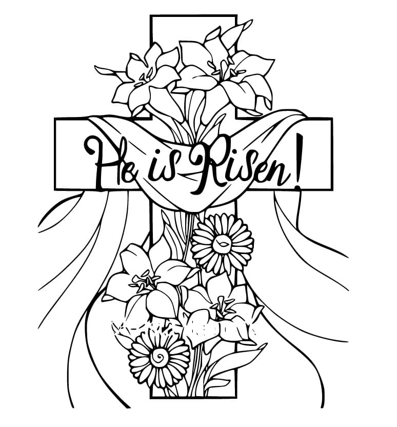He Has Risen Coloring Page Free Printable Coloring Pages For Kids