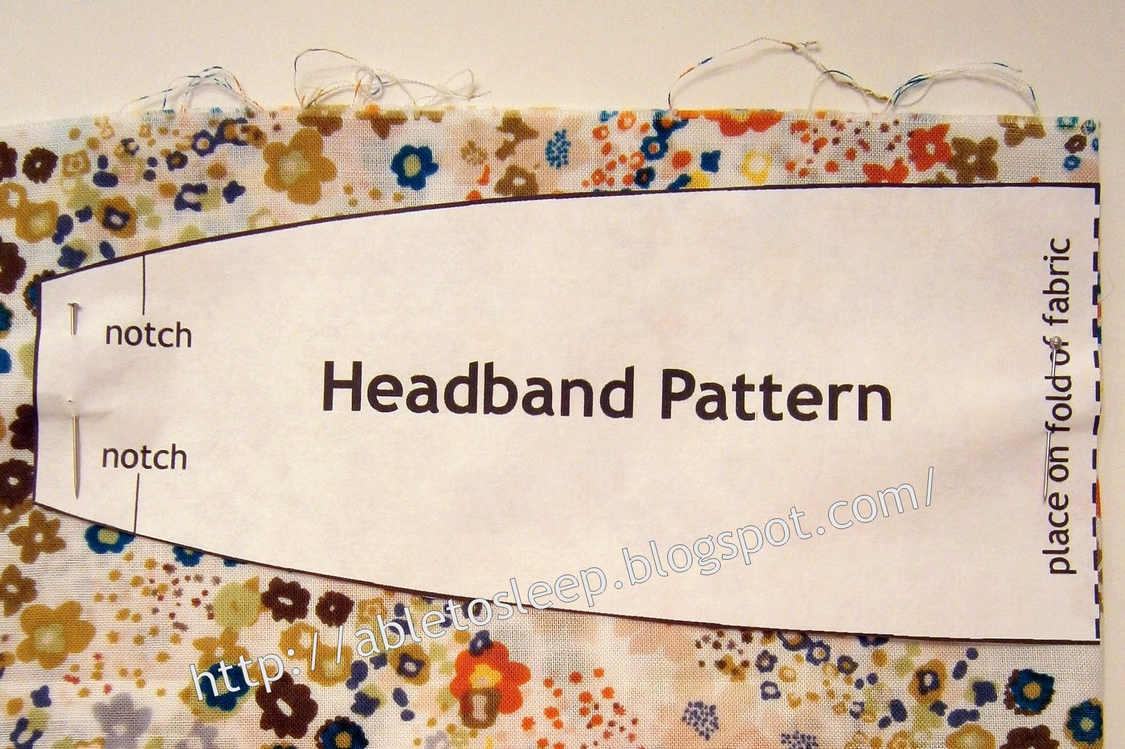 free printable headband template