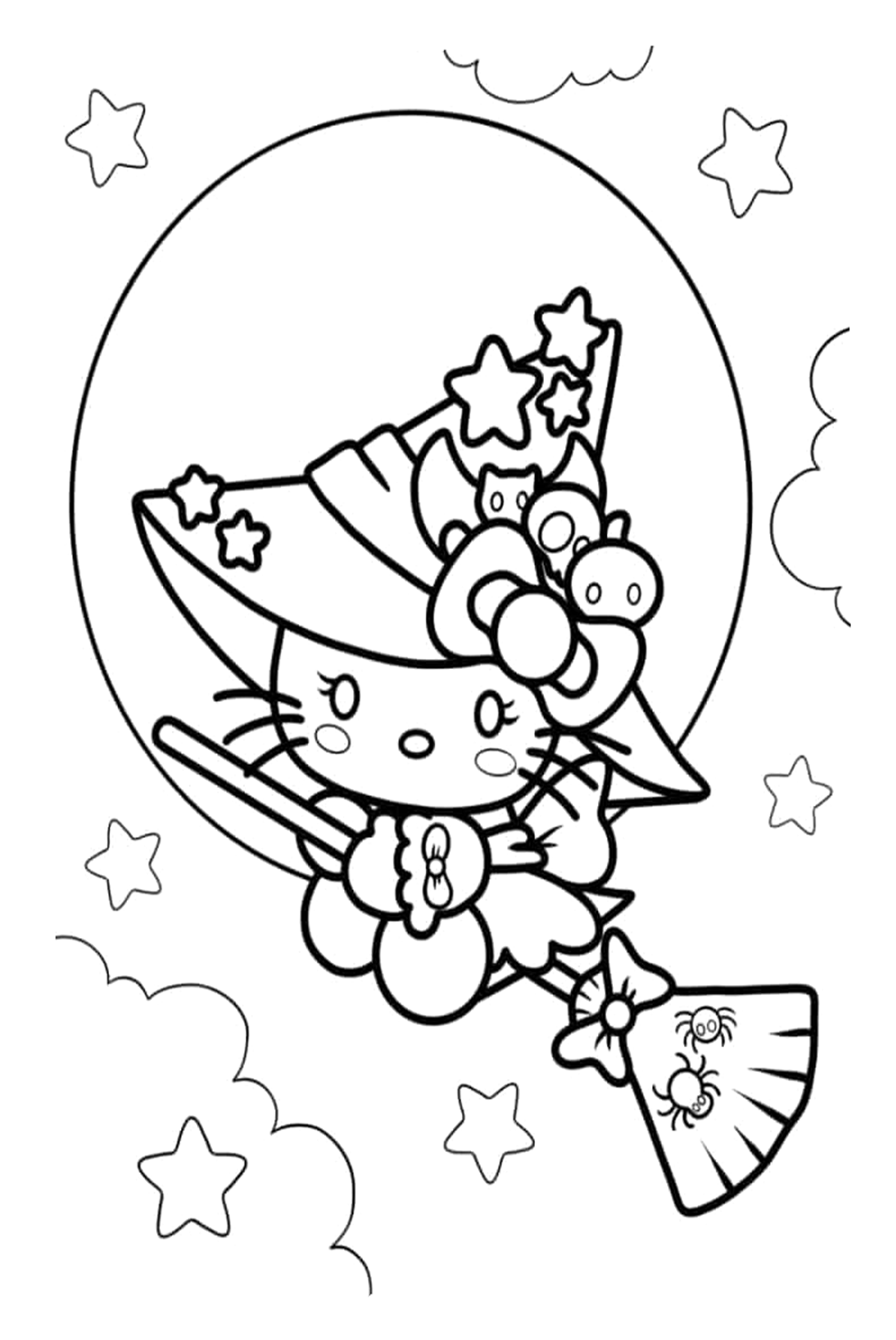 witch coloring pages free