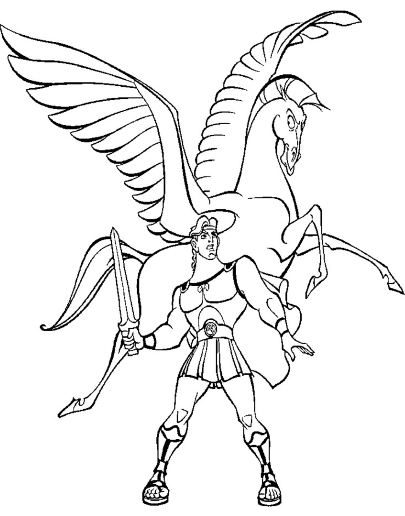 Hercules Coloring Pages