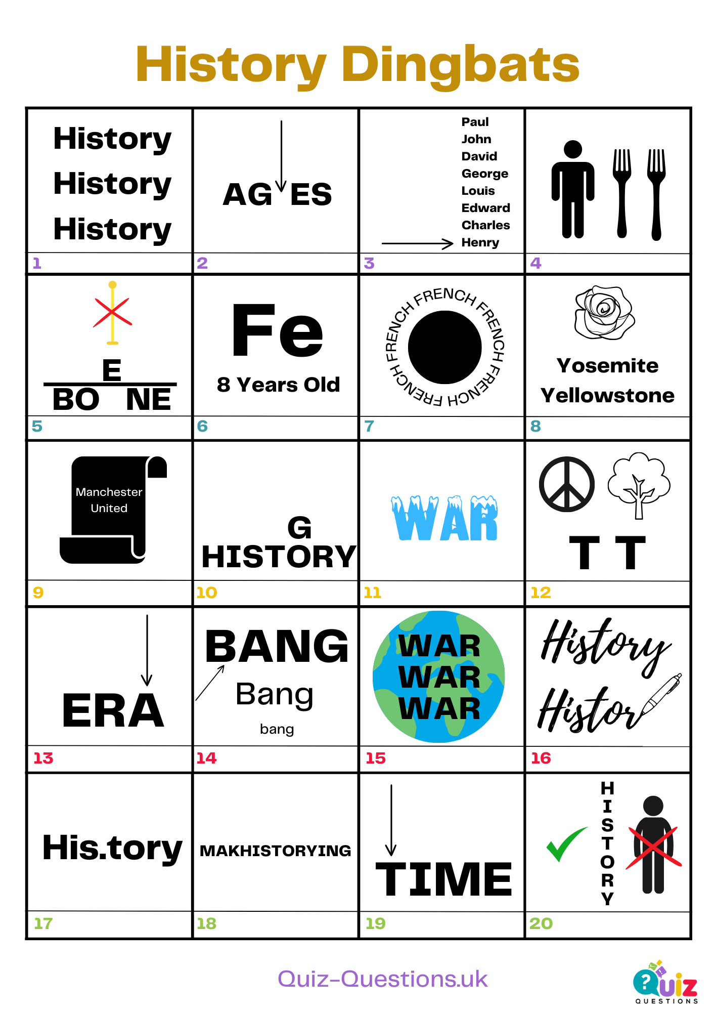 free dingbats picture quiz with answers printable pdf