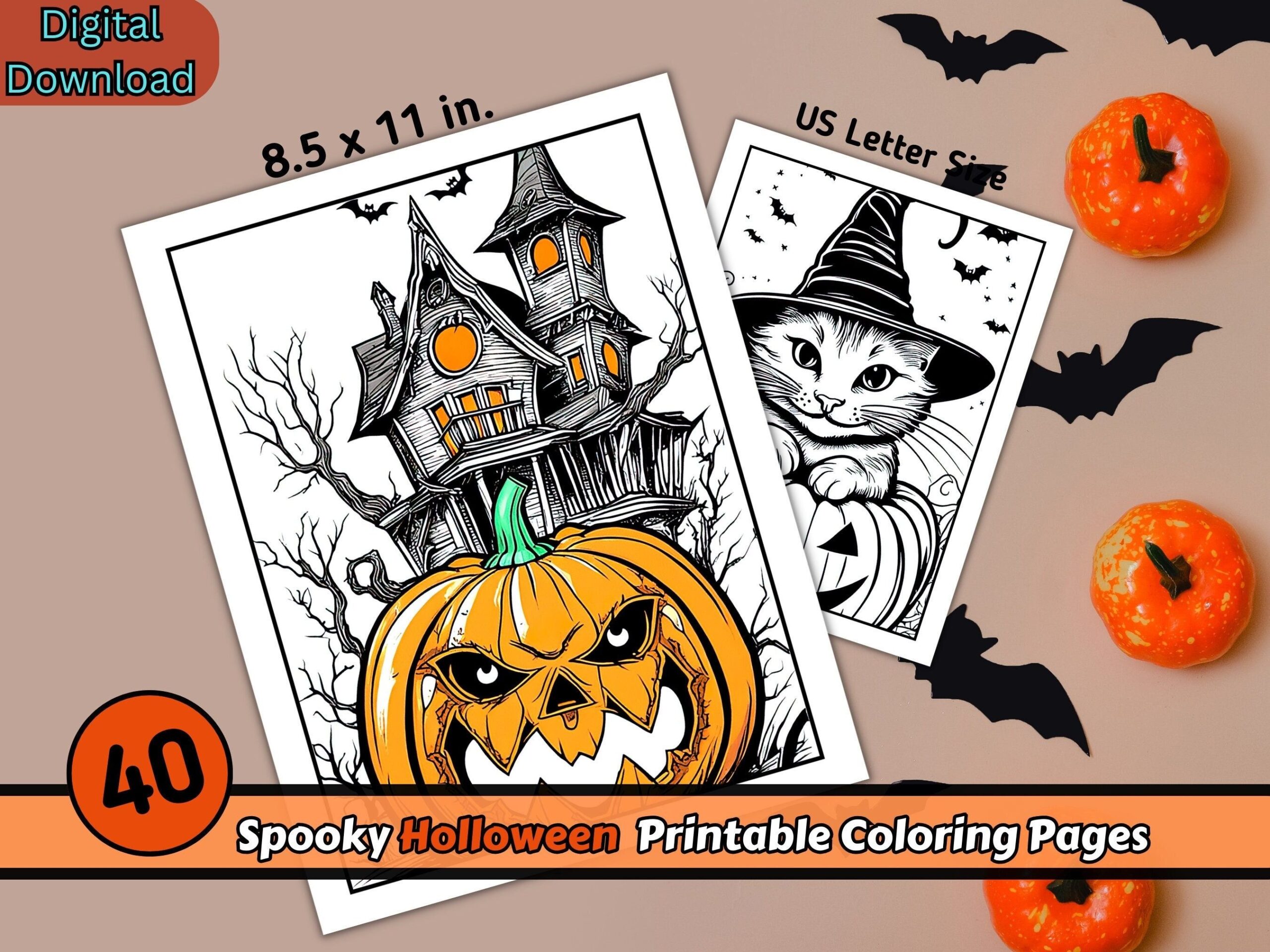Holloween Coloring Pages