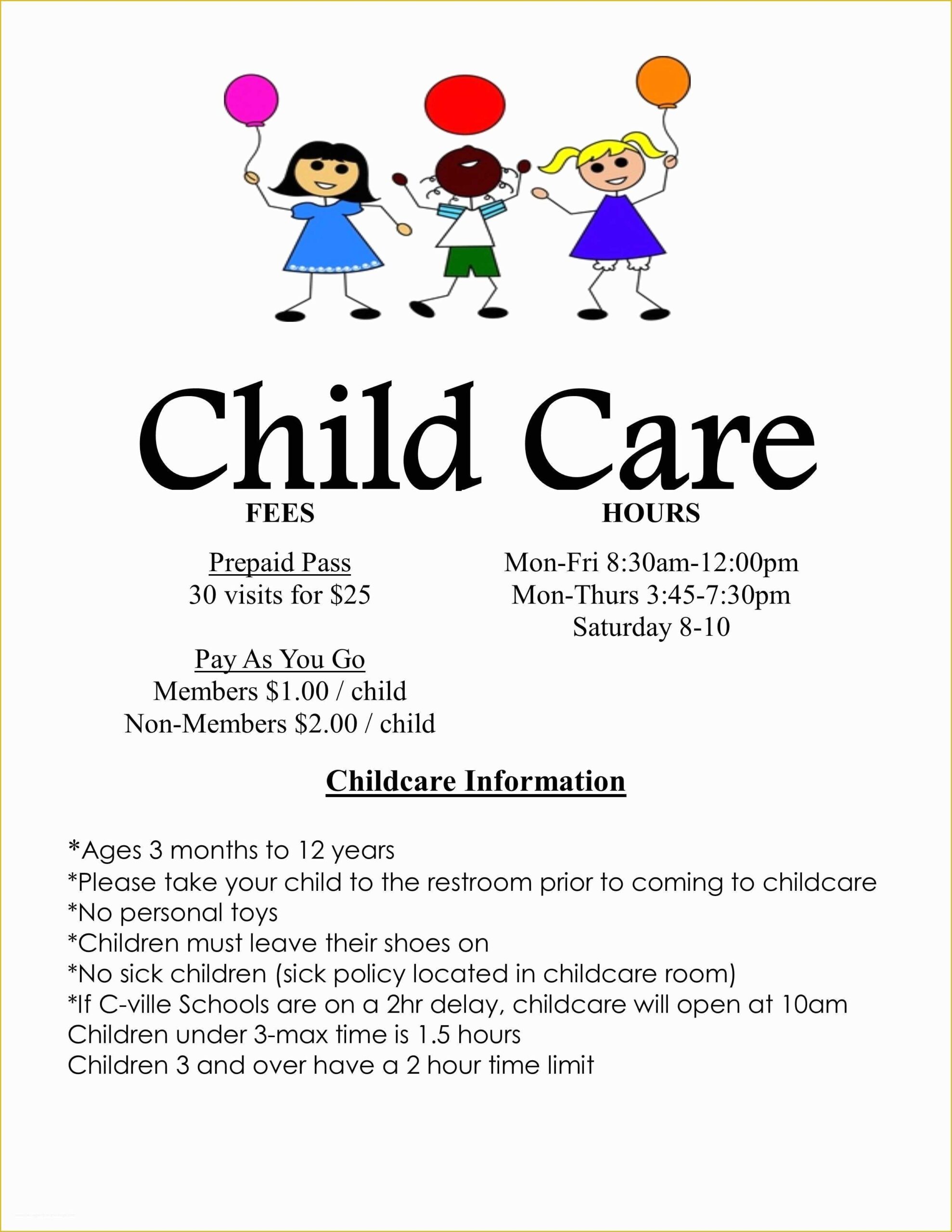 Home Daycare Flyers Free Templates Of Beautiful Free Printable Flyers
