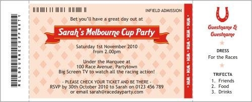 Horse Racing Invitations Templates