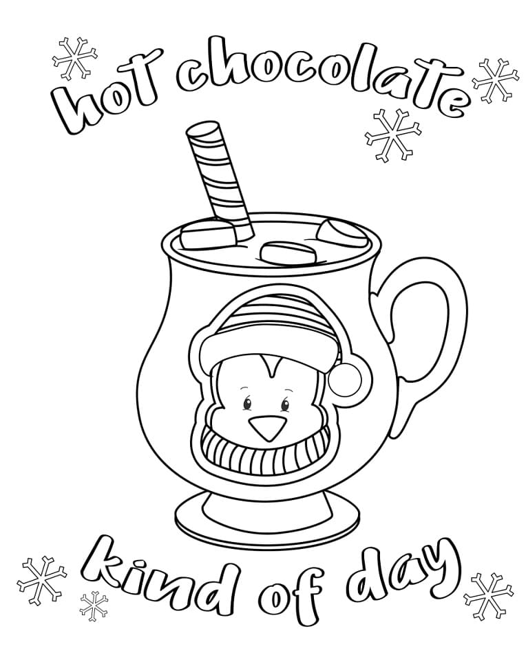 Hot Cocoa Coloring Page The Best Porn Website