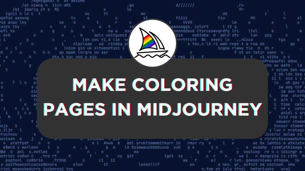 How To Make Coloring Pages In Midjourney Pttrns