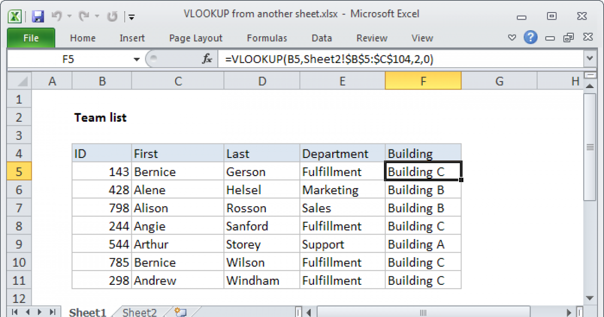 How To VLOOKUP In Excel With Two Spreadsheets Layer Blog 